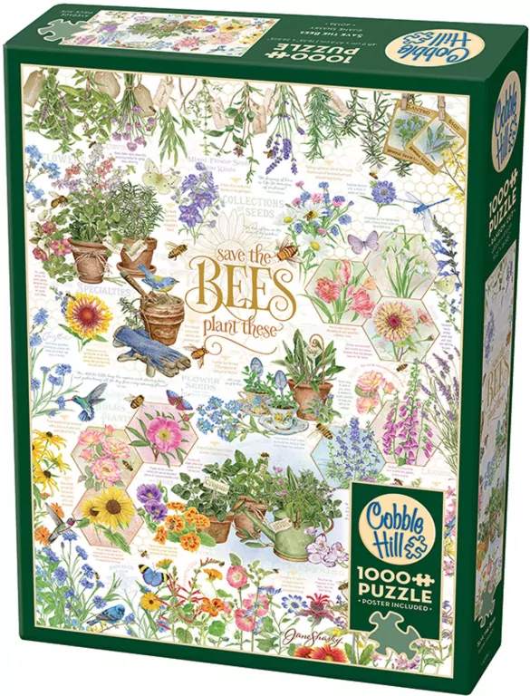 Puzzle 1000 Ratuj pszczoły - tantis.pl