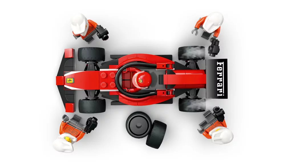 LEGO® F1® Pit stop i mechanicy z bolidem Ferrari 60443 - tantis.pl