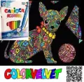 Kolorowanka welurowa Chihuahua 47x35cm - tantis.pl