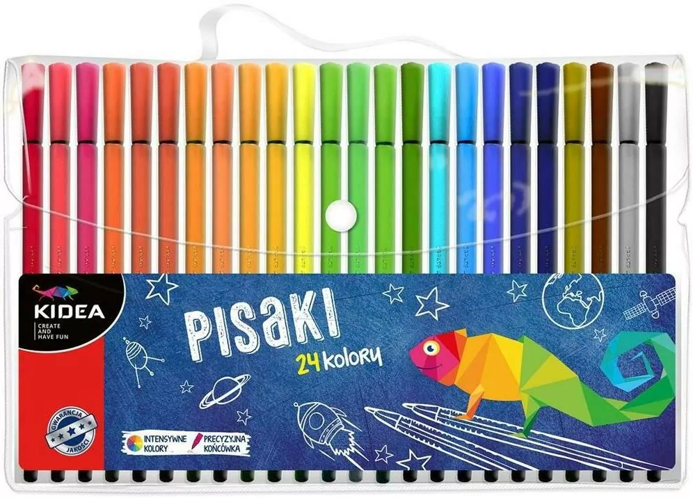 Pisaki w etui. 24 kolory - tantis.pl