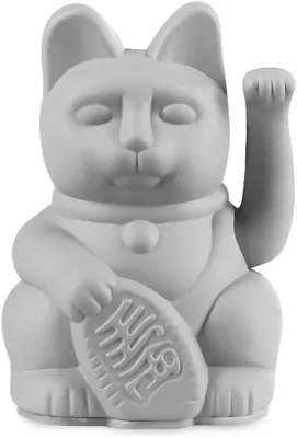 Kot szczęścia mały szary