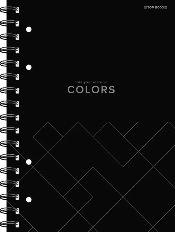 Kołozeszyt A4 80k. Top 2000 Colors 1szt.mix - tantis.pl