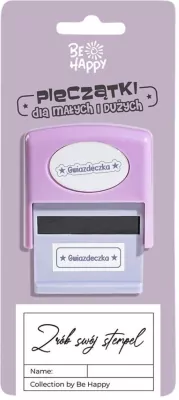 Pieczątka z napisem - Gwiazdeczka