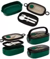 Śniadaniówka Aqua Pure + sztućce green/black ASTRA - tantis.pl