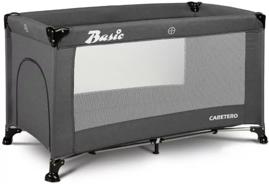 Caratero Łóżeczko turystyczne Basic grafit