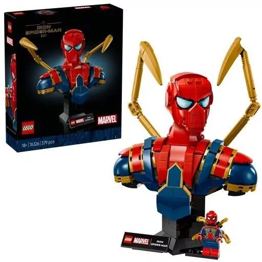LEGO® Popiersie Iron Spider-Mana 76326 - tantis.pl