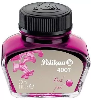 Atrament 4001, 30 ml różowy. Pelikan - tantis.pl