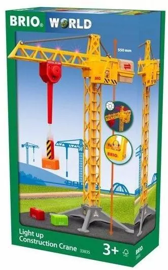 Podświetlany dźwig budowlany. Brio World - tantis.pl