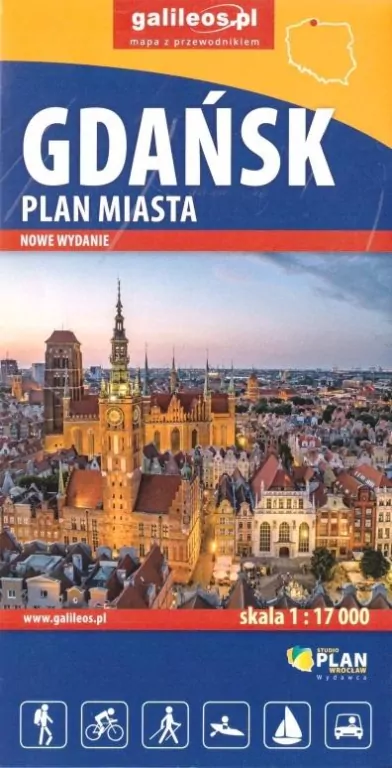 Plan miasta - Gdańsk 1:17 000 w.2022 - tantis.pl