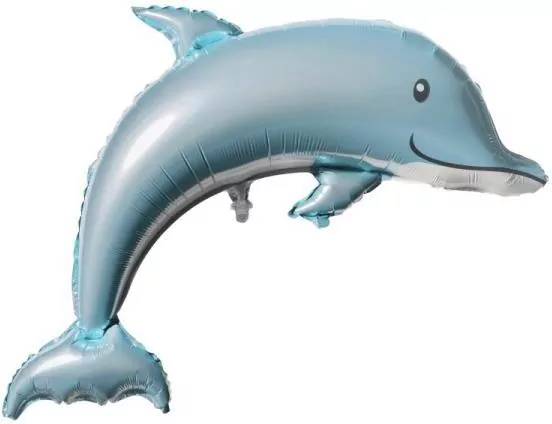 Balon foliowy z nadrukiem delfina - tantis.pl