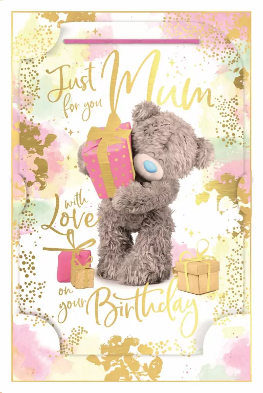 Karnet holograficzny 3D - Just for you mum - tantis.pl
