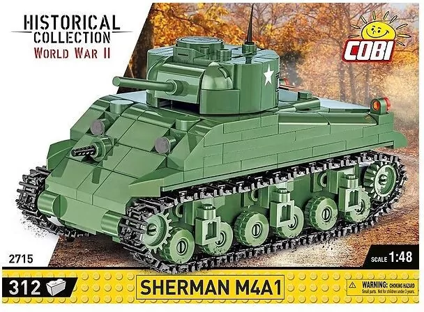 HC WWII M4A1 Sherman 310 elementów - tantis.pl