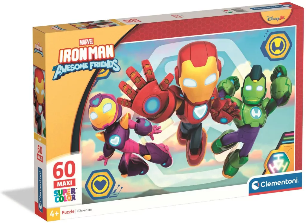 Puzzle 60 Iron Man And His Awesome Friends - tantis.pl