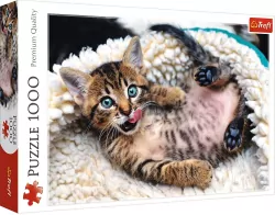 Puzzle 1000. Wesoły kotek. 10448