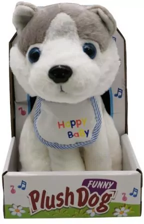 Pies pluszowy husky - tantis.pl