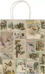 Torebka ozdobna A5 STBAG148 Zima Święta BN
