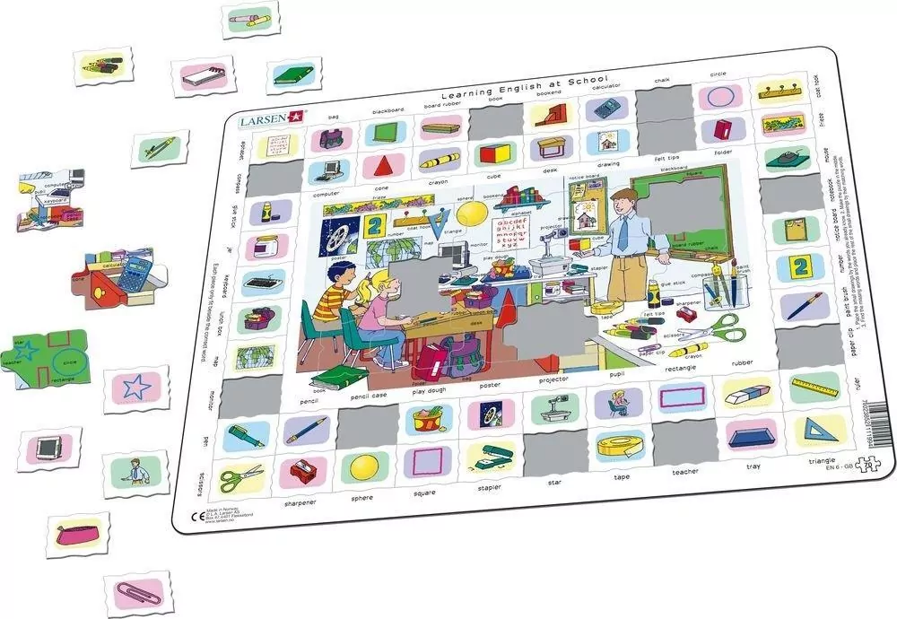 Układanka Maxi. Learning English at School - tantis.pl