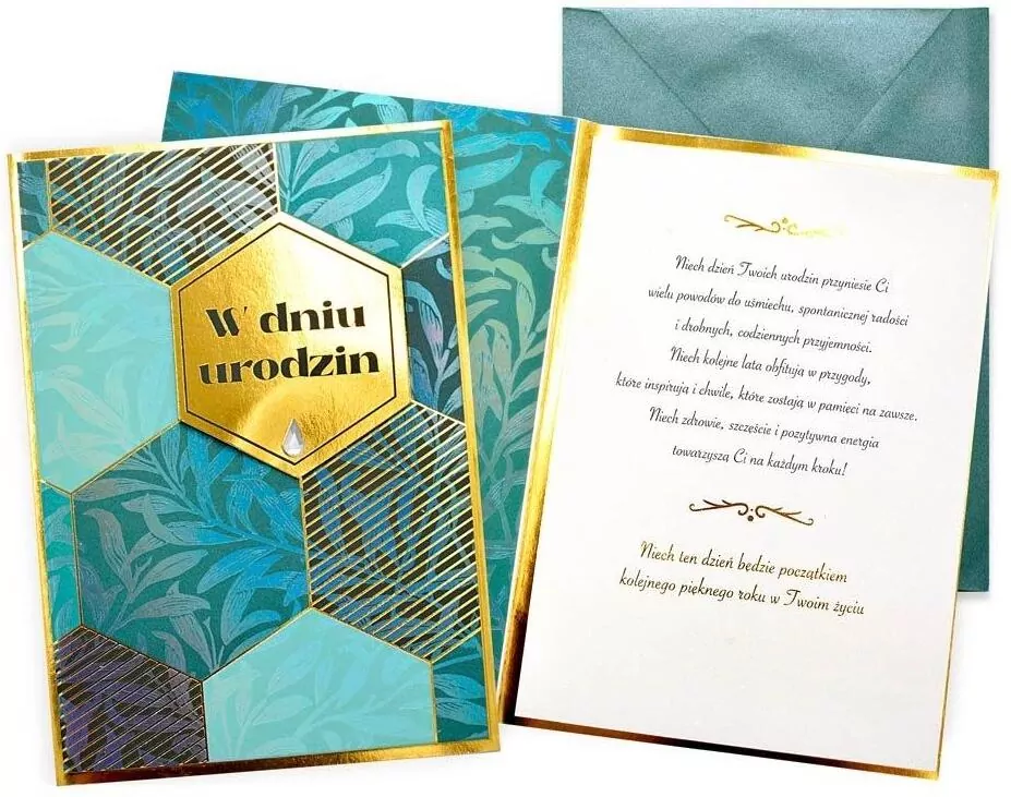 Karnet W dniu urodzin (męska) - tantis.pl