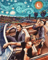 Malowanie po numerach - Wycieczka 40x50cm