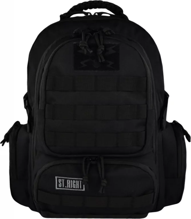 Plecak 4-komorowy Military Black - tantis.pl