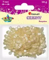 Cekiny Kremowe Kółka (7mm 10g) - tantis.pl