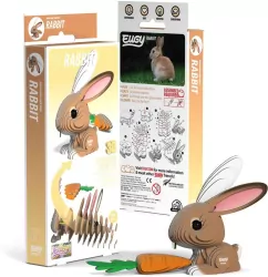 Układanka 3D. Królik Eugy. Eko