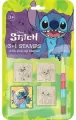 Stemple 3+1 z kredkami Lilo&Stitch - tantis.pl