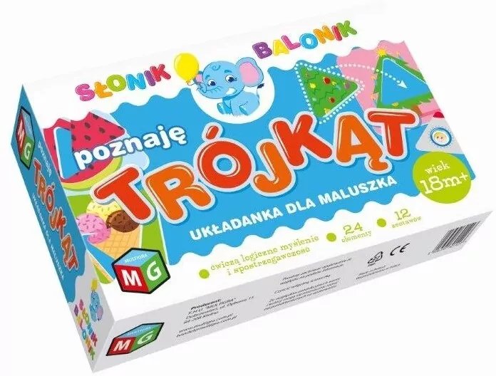 Poznaję trójkąt. Układanka dla maluszka - tantis.pl