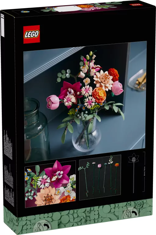 LEGO® Piękny bukiet różowych kwiatów 10342 - tantis.pl