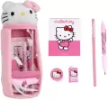 Akcesoria szkolne z piórnikiem Hello Kitty - tantis.pl