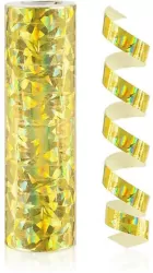 Serpentyna holograficzna złota 4m