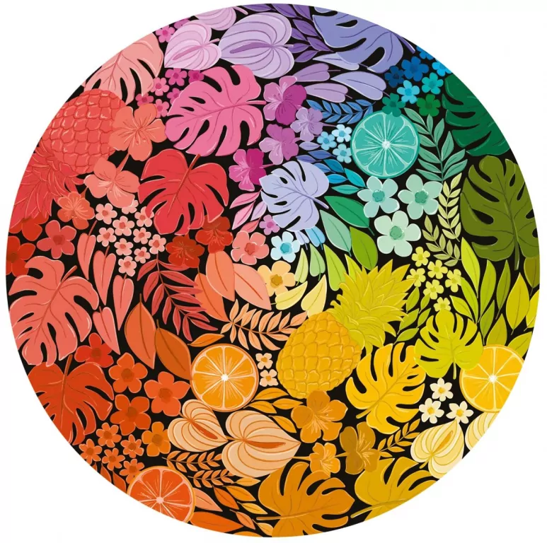 Puzzle 500. Paleta kolorów. Tropiki - tantis.pl