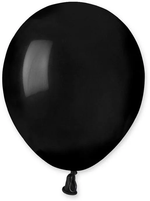 Balony Beauty&Charm metaliki czarne 20szt - tantis.pl