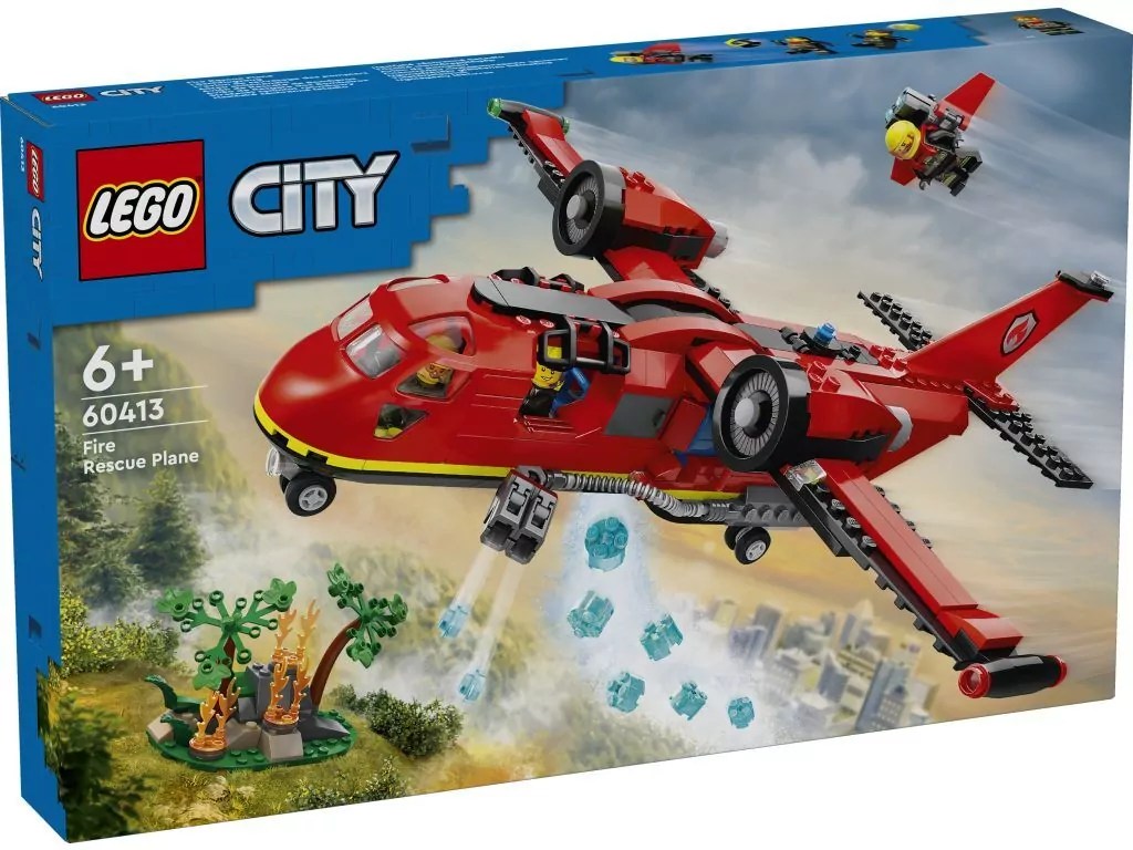LEGO® City. Strażacki samolot ratunkowy 60413 - tantis.pl