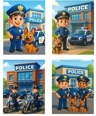 Torebka prezentowa L Policja - tantis.pl