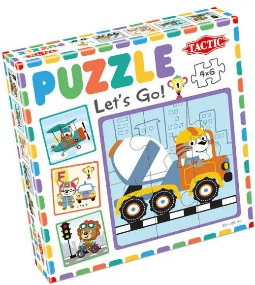 Moje pierwsze puzzle 4x6. Wszyscy na pokład! - tantis.pl