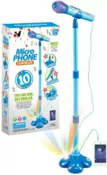 Mikrofon ze światłem i dźwiękiem