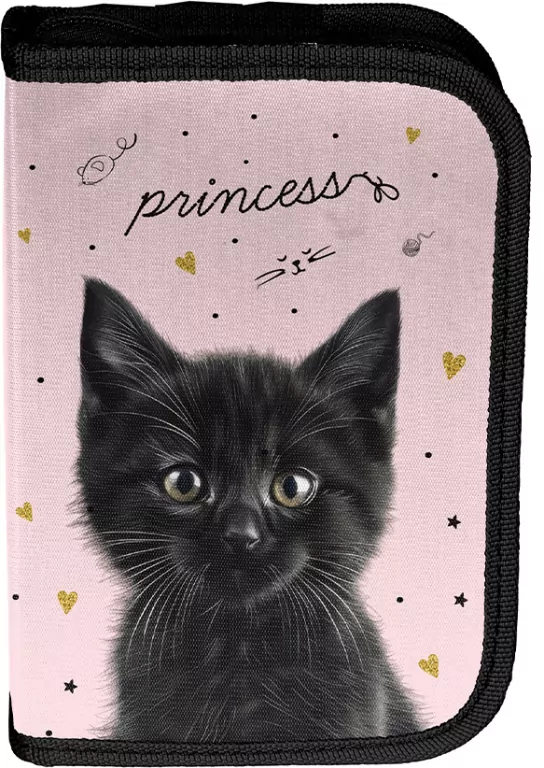 Piórnik bez wyposażenia Black Cat PP26BC-P001BW - tantis.pl