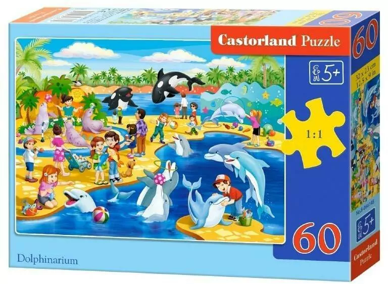 Puzzle 60. Delfinarium. B-066148 - tantis.pl