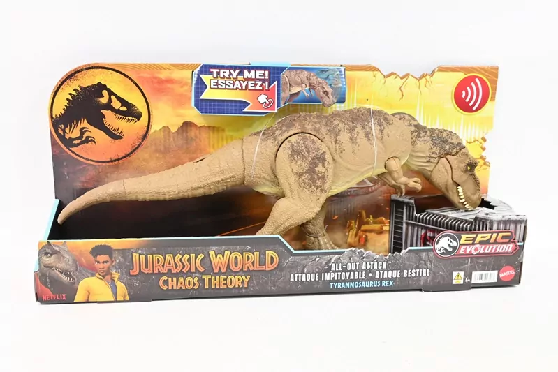 Jurassic World Tyranosaurus Rex. T-Rex Totalny atak - tantis.pl