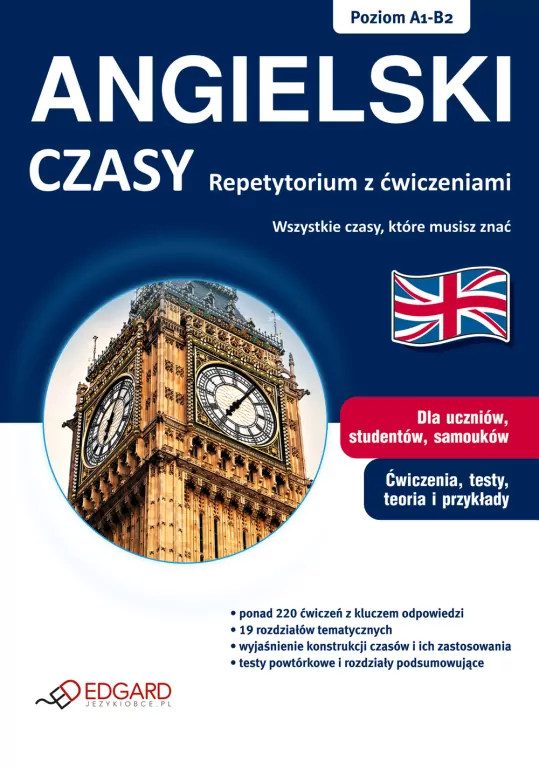 Angielski. Czasy. Repetytorium z ćwiczeniami - tantis.pl