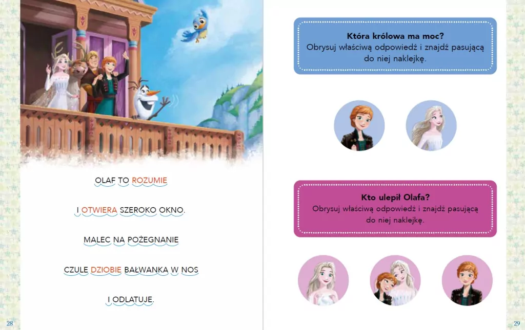 1, 2, 3, czytasz Ty! Poziom 2. Nowy kolega Olafa - tantis.pl