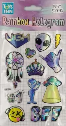 Naklejki rainbow hologram - Alien. ToysInn