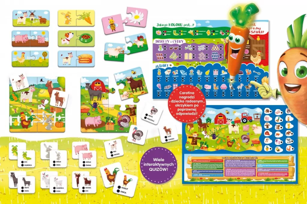 Lisciani. Carotina 10 gier - tantis.pl