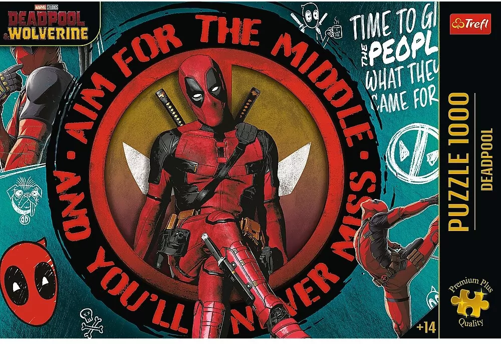 Puzzle 1000. Deadpool - tantis.pl