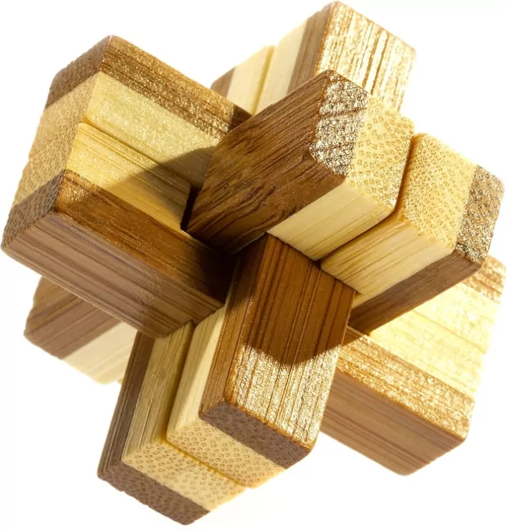 Łamigłówka 3D Bamboo Knotty poziom 3/4 - tantis.pl