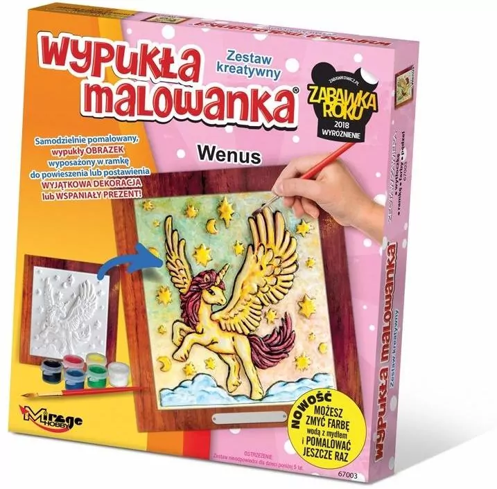 Wypukła malowanka - Jednorożec Wenus - tantis.pl