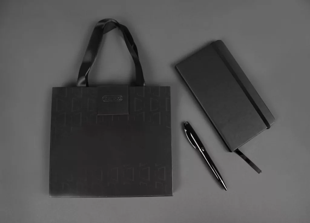 Długopis + notes Symphony premium czarny - tantis.pl