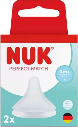 NUK. Smoczki do butelki. 2 sztuki. Rozmiar S - tantis.pl
