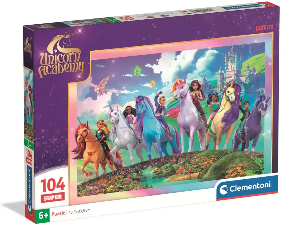 Puzzle 104 Super Unicorn Academy - tantis.pl